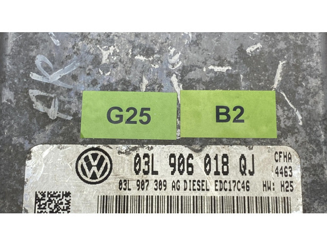 Блок управления двигателя 03L906018QJ Skoda Yeti (5L)