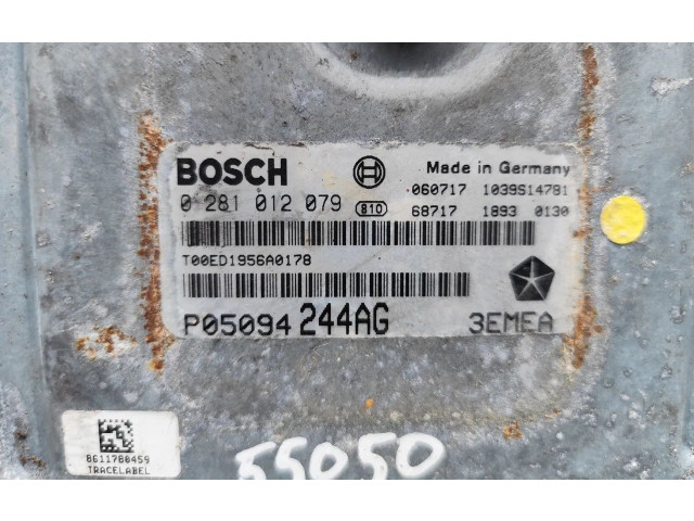 Блок управления двигателя P05094244AG, 0281012079 Jeep Commander