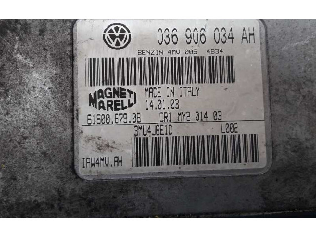 Блок управления двигателя 036906034AH, 2222DL   Seat Ibiza III (6L)