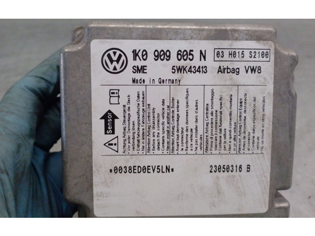 Блок подушек безопасности 1K0909605N, 5WK43413SME   Volkswagen Golf SportWagen