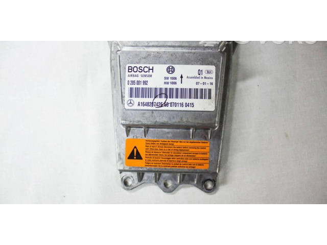 Блок подушек безопасности A1648207426, 0285001992 Mercedes-Benz R W251