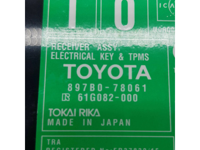 Блок управления 897B078061, ER3783215   Lexus NX