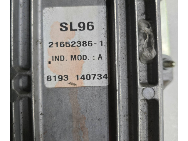 Блок управления двигателя 216523861, 8193140734   Peugeot 306