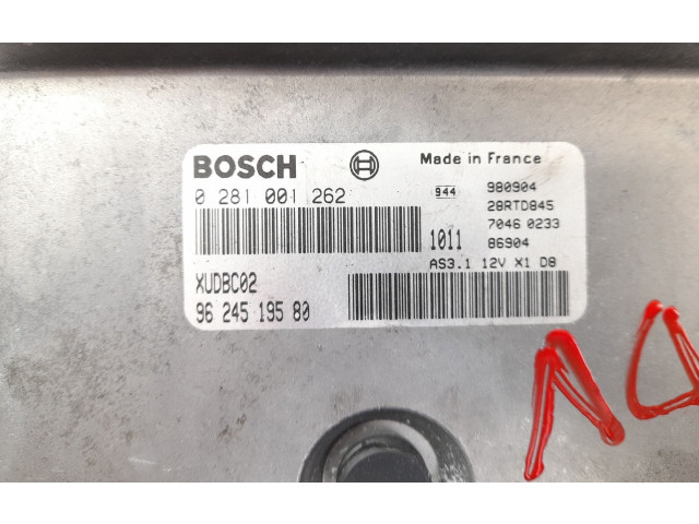 Блок управления двигателя 9624519580 Citroen Xantia