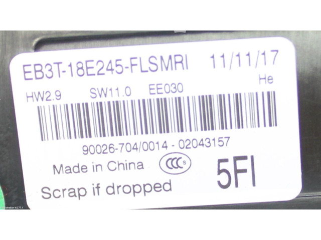 Блок управления климат-контролем EB3T18E245FLSMRI   Ford Ranger