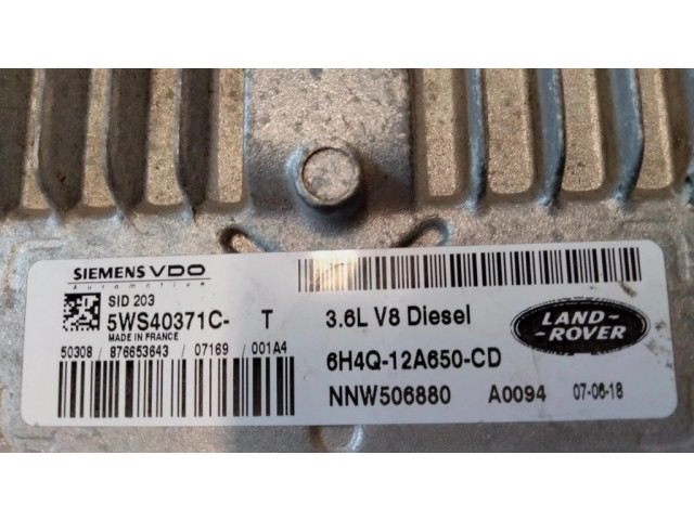 Блок управления двигателя 6H4Q12A650CD, 5WS40371C Land Rover Range Rover Sport L320