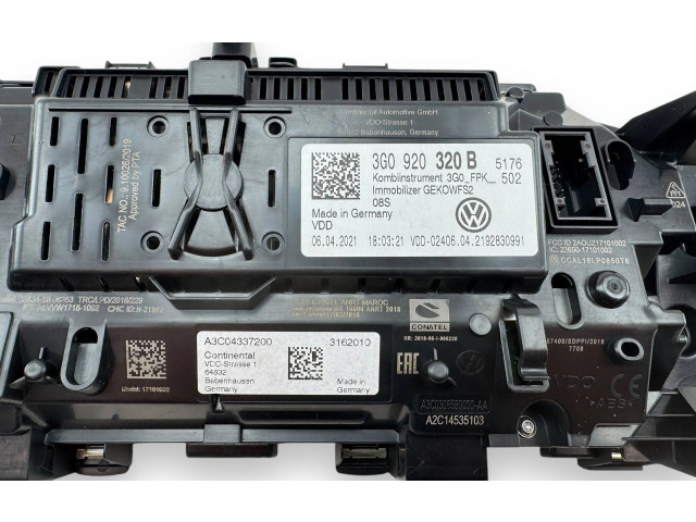 Панель приборов 3G0920320B Audi Q2 -