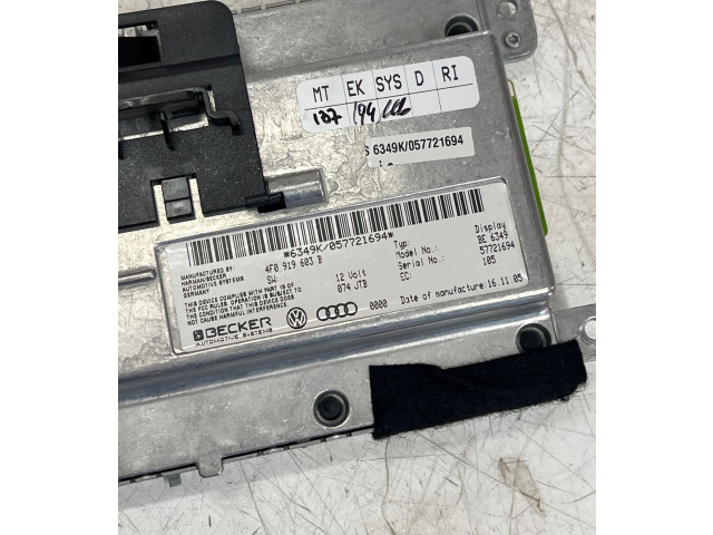 Дисплей    4F0919603B, 6349K057721694   Audi A6 S6 C6 4F