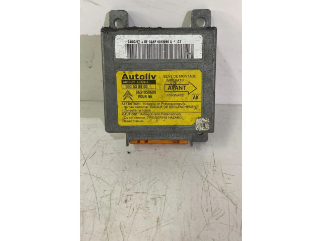 Блок подушек безопасности 550538900 Citroen Berlingo