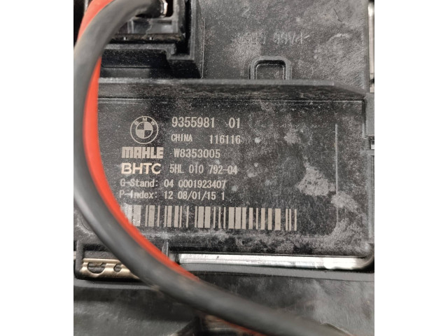 Pojistková skříňka Вентилятор печки 9355981, W8353005 BMW 5 F10 F11 2015