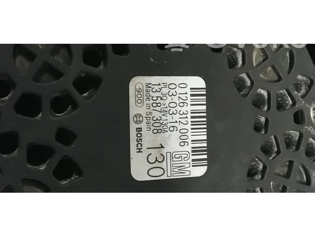 Генератор 13587308, 0126312006 Vauxhall Astra K