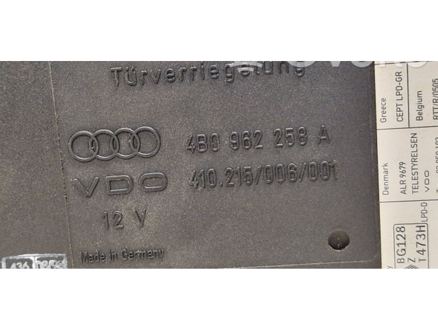 Блок комфорта 4b0962258a   Audi A6 S6 C5 4B   