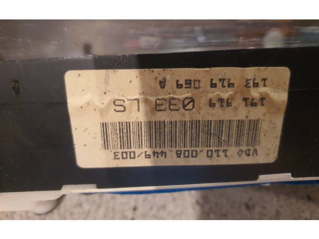 Панель приборов 191919033ls, 193919059A Volkswagen Golf II