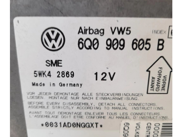 Блок подушек безопасности 6Q0909605B, CENTRALITAAIRBAG   Volkswagen PASSAT
