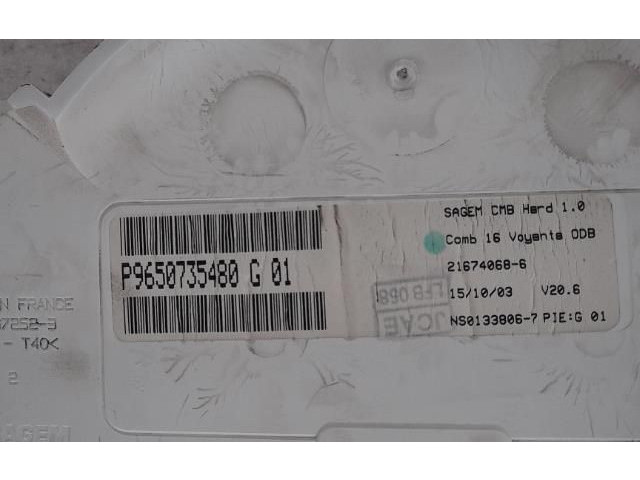 Панель приборов 00006105EV Citroen C3