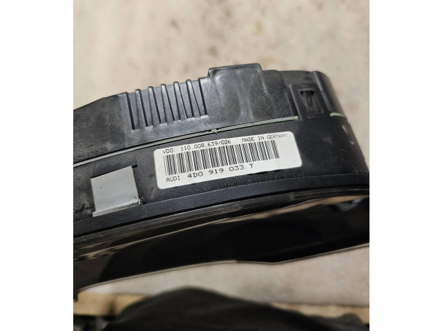 Přístrojová deska Audi A8 S8 D2 4D 1998 4D0919033T, 110008639