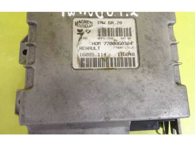 Блок управления двигателя HOM7700860324, IAW6R.20 Renault Twingo I