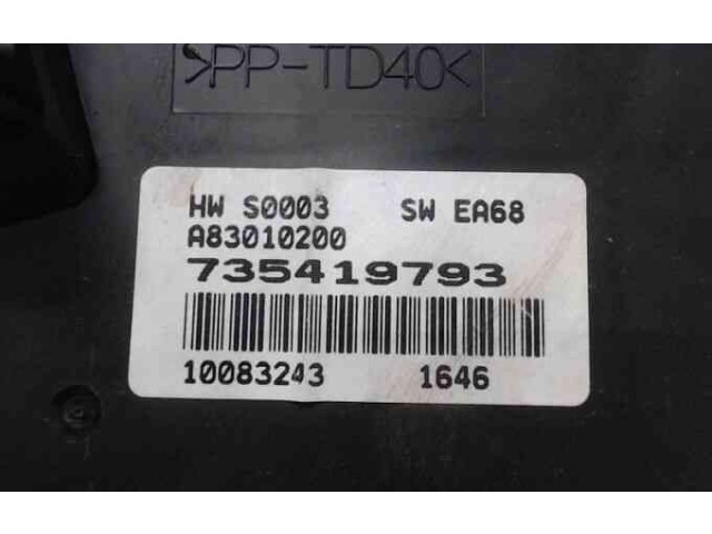 Блок управления климат-контролем 735447949, 21700299 Fiat Grande Punto