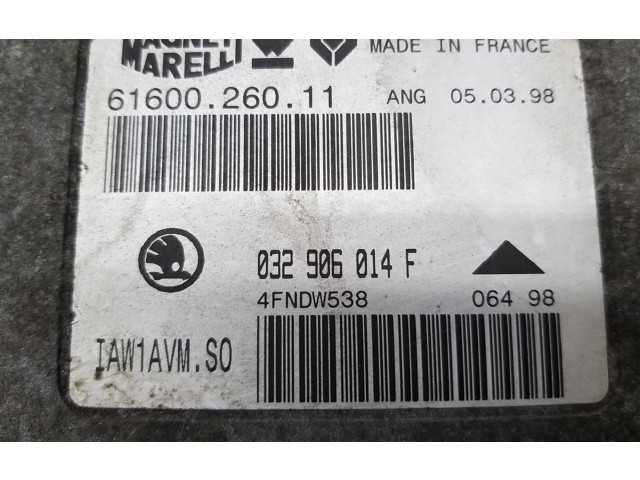 Блок управления двигателя 032906014F   Skoda Octavia Mk1 (1U)
