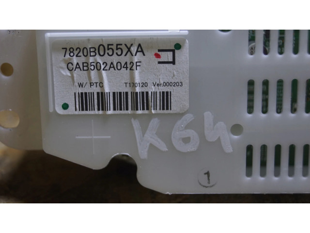 Блок управления климат-контролем 7820B055XA Mitsubishi Outlander