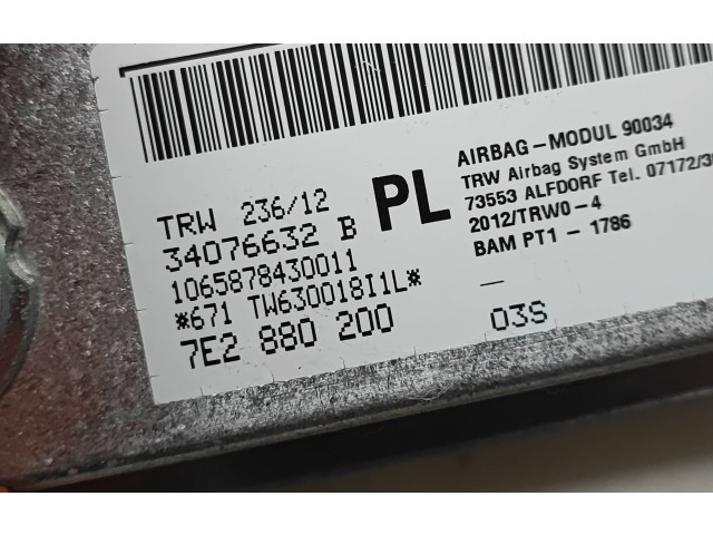 Подушка безопасности пассажира 7E2880200, 1065878430011 Volkswagen Transporter - Caravelle T5