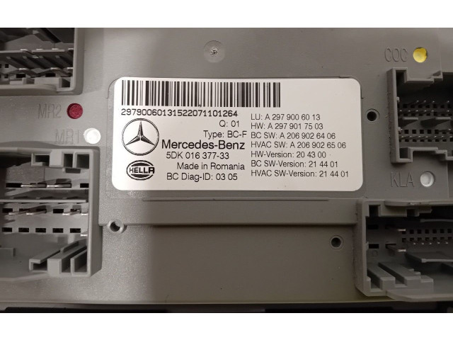 Блок комфорта a2979006013 Mercedes-Benz EQE v295