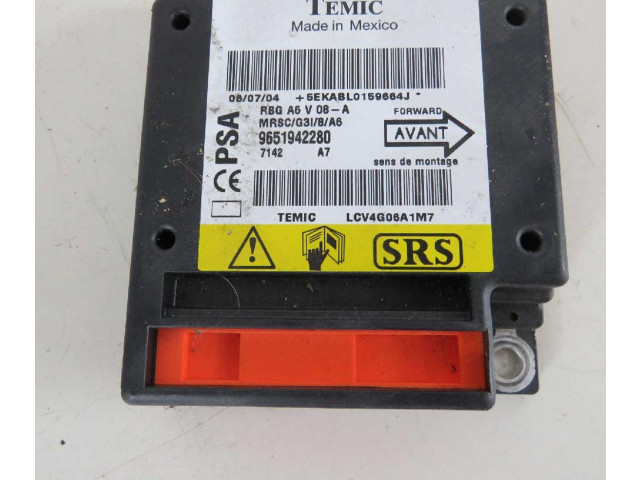 Блок подушек безопасности 9651942280, Temic   Citroen C2