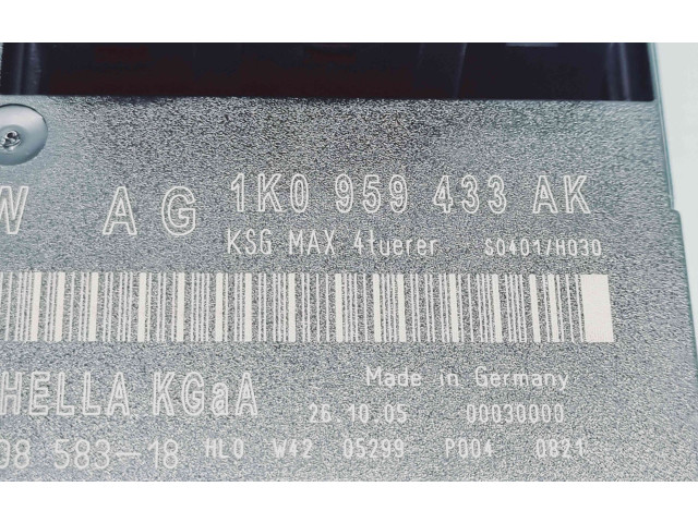 Блок комфорта 1K0959433AK   Skoda Octavia Mk2 (1Z)   