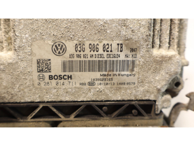 Řídící jednotka 0281014711 Skoda Octavia Mk2 (1Z) 2010