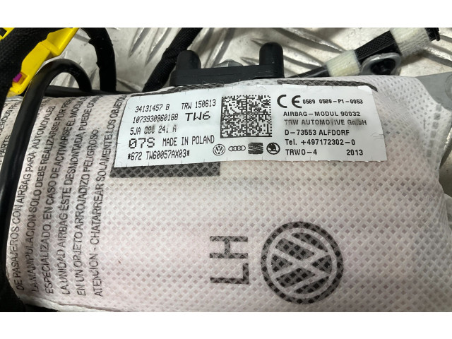 Подушка безопасности в сиденье 5JA880241A Skoda Rapid (NH)