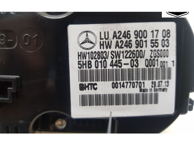 Блок управления климат-контролем A2469001708   Mercedes-Benz A W176