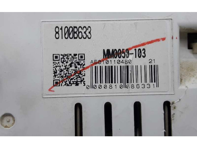 Спидометр (приборный щиток) 8100B633, MM0050103 Mitsubishi L200 2006 - 2014 года