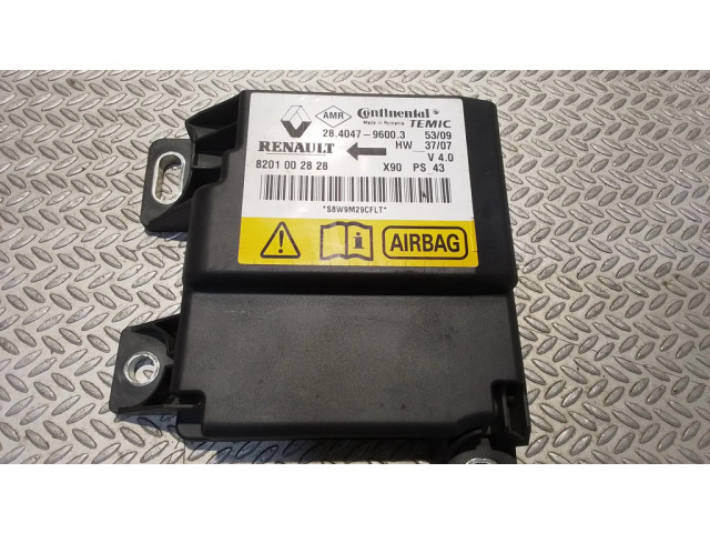 Блок подушек безопасности 8201002828   Dacia Logan I