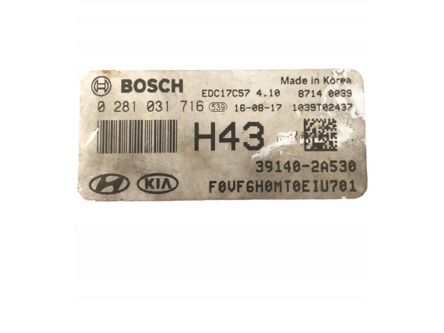 Řídící jednotka 391402A530, 2A530 Hyundai i40 2016