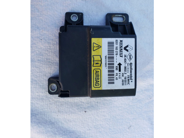 Блок подушек безопасности 8201163278, 28404796023 Dacia Logan I