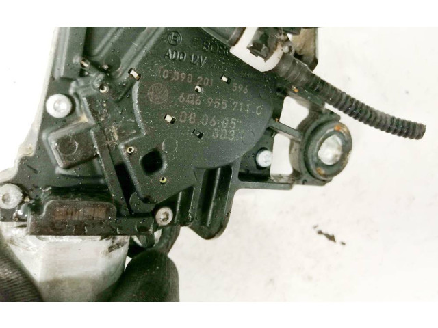 Моторчик заднего дворника 0390201596, 6Q6955711C    Volkswagen Polo IV 9N3