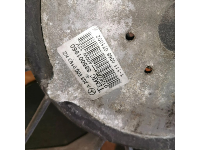 Вентилятор радиатора     A2035000193, G128Y20    Mercedes-Benz C W203 2.5