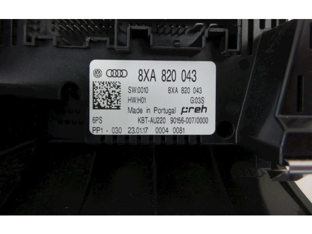 Блок управления климат-контролем 8XA820043, 8XA820043 Audi A1