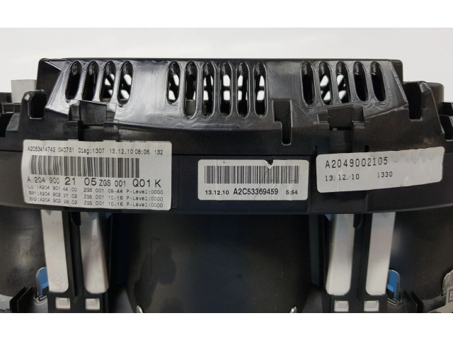 Přístrojová deska Mercedes-Benz GLK (X204) 2010 A2049002105, A2049002105