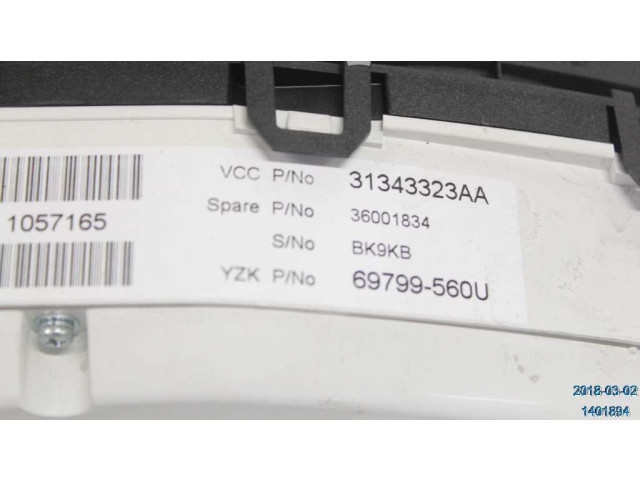 Панель приборов 36001834, 31343323AA   Volvo V70       