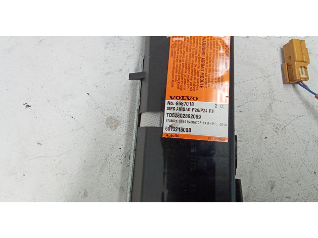 Подушка безопасности в сиденье 8687018, 8686704 Volvo XC90