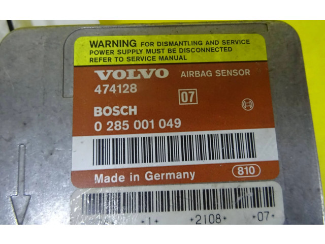 Блок подушек безопасности 474128, 0285001049   Volvo 460
