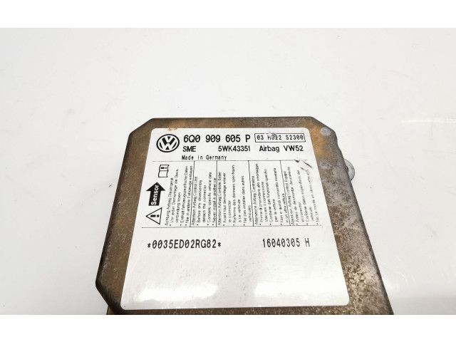 Блок подушек безопасности 6Q0909605P, 5WK43351 Volkswagen Caddy