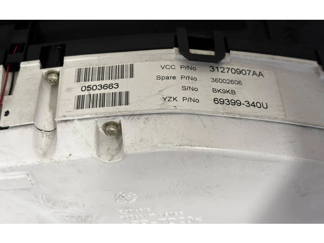 Панель приборов 31270907AA, 36002606 Volvo S60