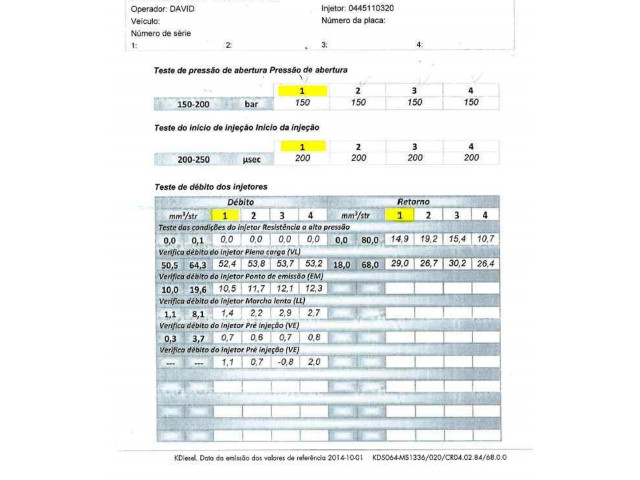 Форсунка 338002A900, 0445110320    KIA Pro Cee'd II   