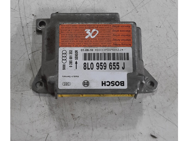 Блок подушек безопасности 8L0959655LJ, 0285001352   Audi A3 S3 8L