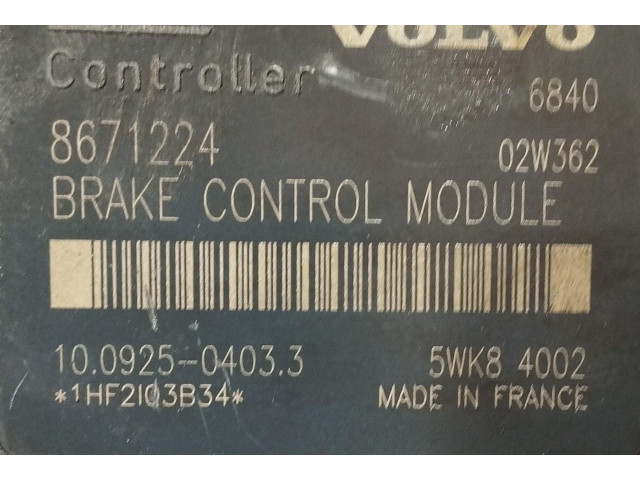 Блок АБС 10.0925-0403.3, 10.0925-0403.3 Volvo V70 2000 - 2004 года