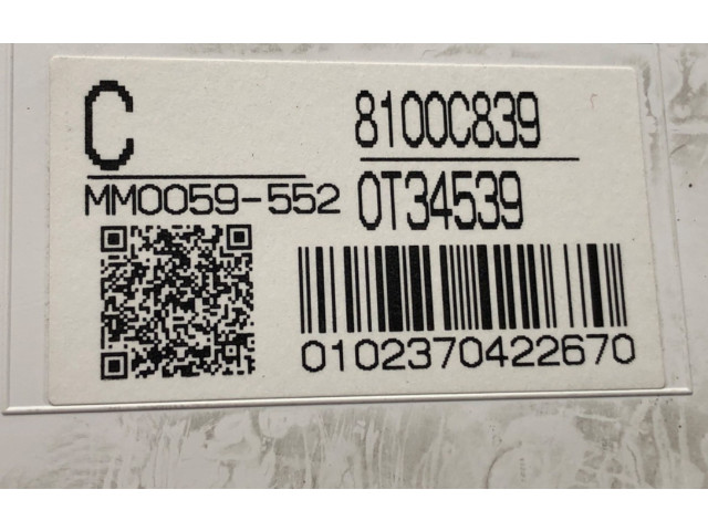 Панель приборов 8100C839 Mitsubishi Outlander