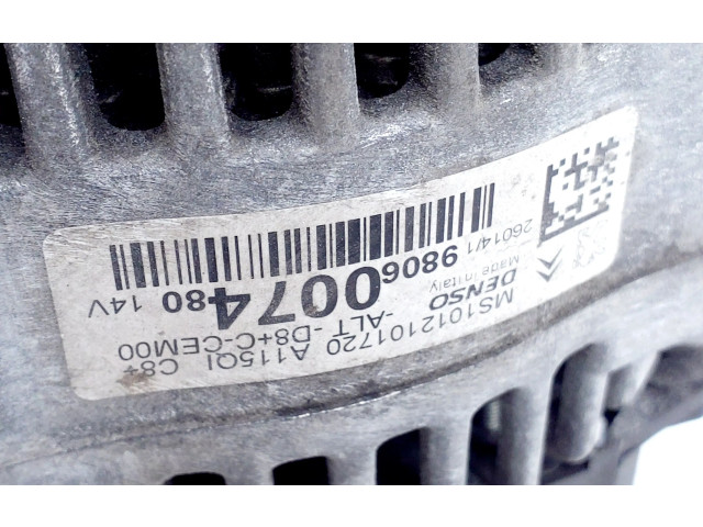 Генератор 9806007480 Peugeot 2008 I 1.2