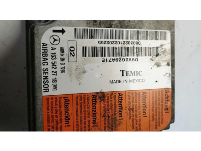 Блок подушек безопасности A1635422718 Mercedes-Benz ML W163